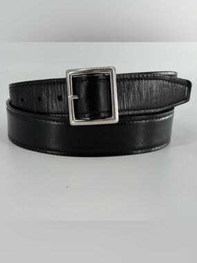 Allen Edmonds Vintage Casual Streetwear Black Leather Belt 42